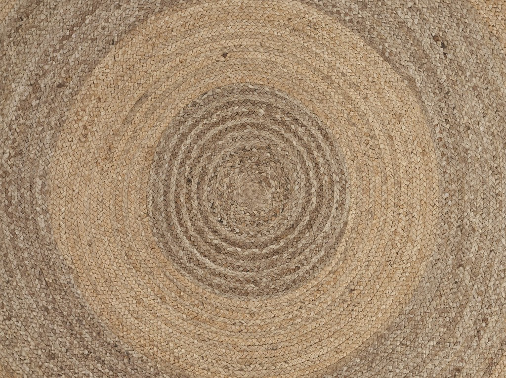 Two Toned Natural Jute Area Rug - life of kuhl @HOME