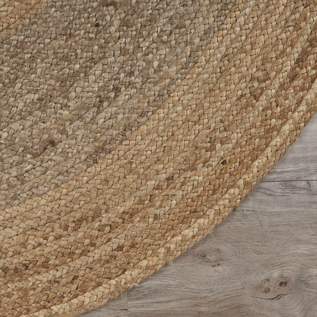 Two Toned Natural Jute Area Rug - life of kuhl @HOME