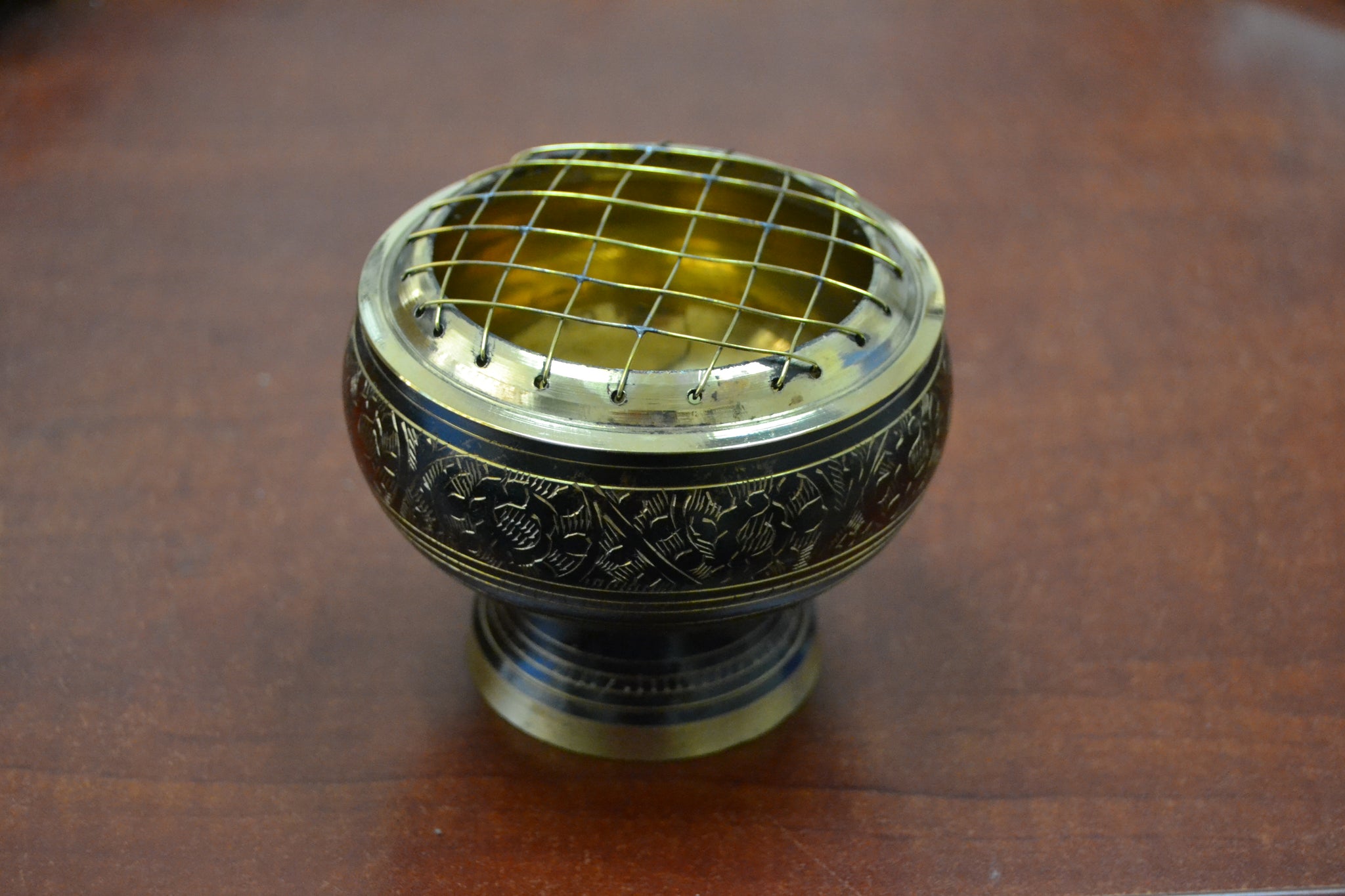 Handmade Brass Incense Burner Smudge Bowl - life of kuhl @HOME