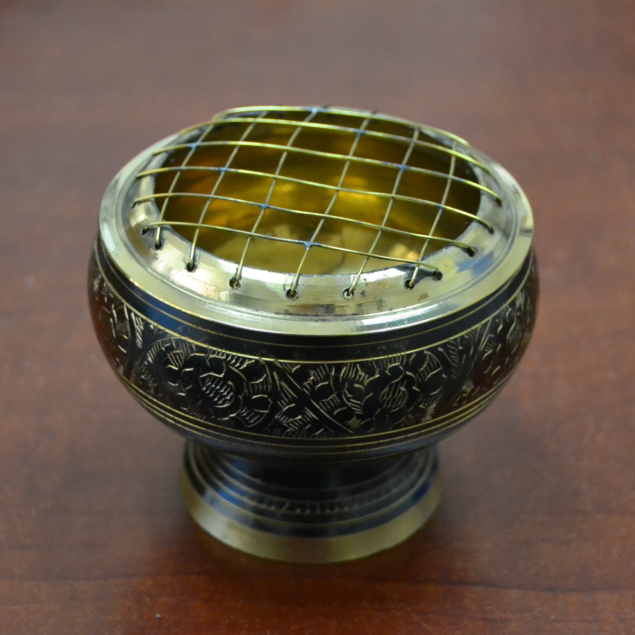 Handmade Brass Incense Burner Smudge Bowl - life of kuhl @HOME